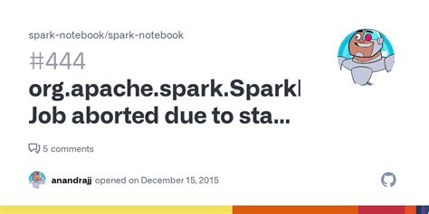 Org.apache.spark.sparkexception job aborted due to stage failure - Teams. Q&A for work. Connect and share knowledge within a single location that is structured and easy to search. Learn more about Teams
